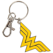 Wonder Woman Logo Metal Keychain Multi-Color - $10.98