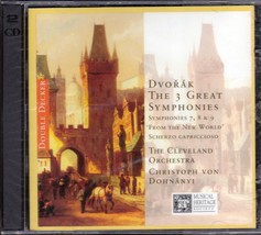 Dvorak 3 Great Symphonies Sealed 2 CD Set - Cleveland Orch. Von Dohnannyi - £11.85 GBP