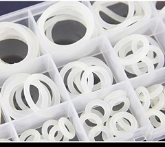 Clear Food-Grade Silicone O Rings Made By Colibrox Are Available In Sets... - $33.92