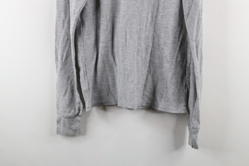 Vtg Hurley Mens M Distressed Spell Out Thermal Waffle Knit Long Sleeve T-Shirt Item image 9
