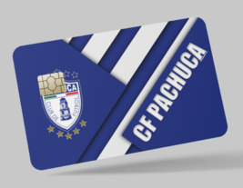 CLUB PACHUCA , FUTBOL , 2 pc credit card skin &amp; DEBIT CARD,TROLLEY &amp; GYM - £5.96 GBP