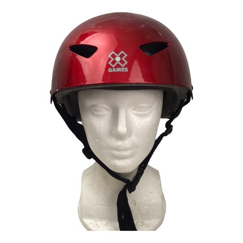 XGames Bell Skateboard Skating Helmet Backlash M158 MD M/L Red Pre-Owned... - $28.71
