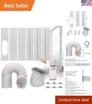 Portable Air Conditioner Window Vent Kit, Adjustable Window Seal with 5.... - $63.17