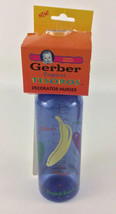 Vintage Baby Bottle Gerber Decorator Nurser 9oz Tropical Tesoro’s Tinted... - $30.44
