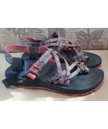 Chaco Sandals Womens 6 ZX/2 Classic Pink Blue Strappy Buckle Comfort Cas... - £23.70 GBP