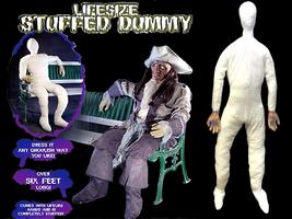 Life Size Stuffed Bendable Mannequin Display Dummy Halloween Costume Prop Man-6f - $87.19