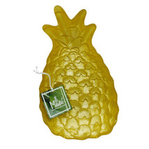 Amici Home Maui Tropical Plates Sunshine Luster Yellow Pineapple Bowl Di... - $10.36