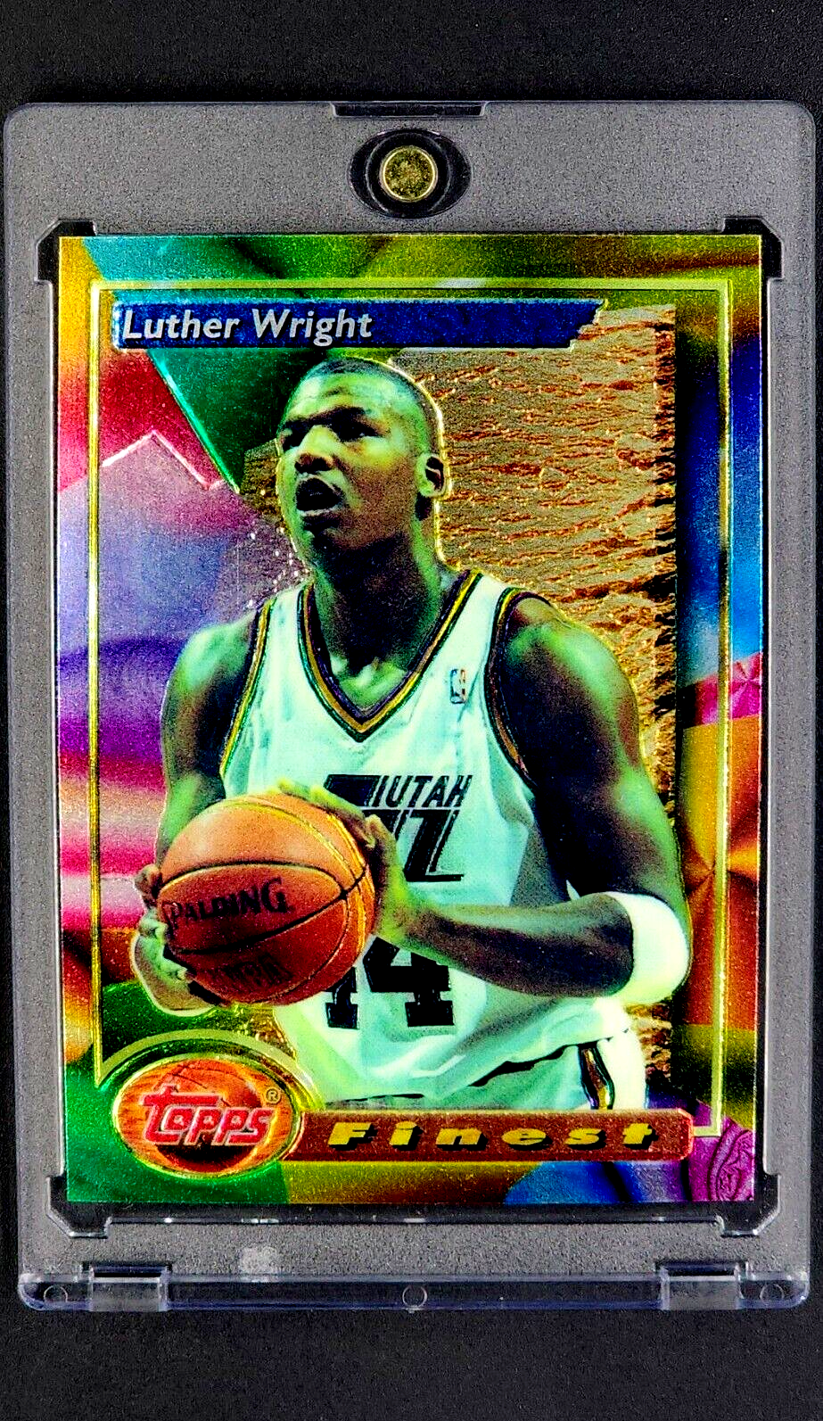 1993 1993-94 Topps Finest #196 Luther Wright Utah Jazz Card *Nice Condition* - $1.99