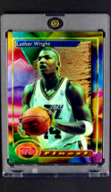 1993 1993-94 Topps Finest #196 Luther Wright Utah Jazz Card *Nice Condit... - $1.99