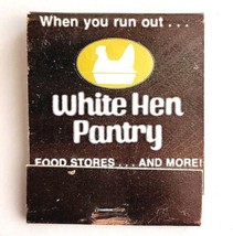 White Hen Pantry Food Store Vintage Matchbook Matches Unstruck E19J - £11.76 GBP
