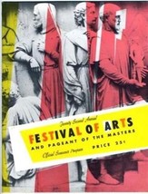 Festival of Arts &amp; Pageant of Masters Program 1957 Laguna Beach California - $24.72