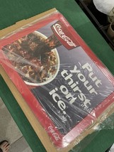 Rare 1992 vintage NOS put you thirst on ice Coca Cola Counter Mat 15x20 - £38.33 GBP