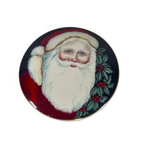 Mikasa Old St. Nick Santa Claus Round Covered Candy Dish - £11.62 GBP