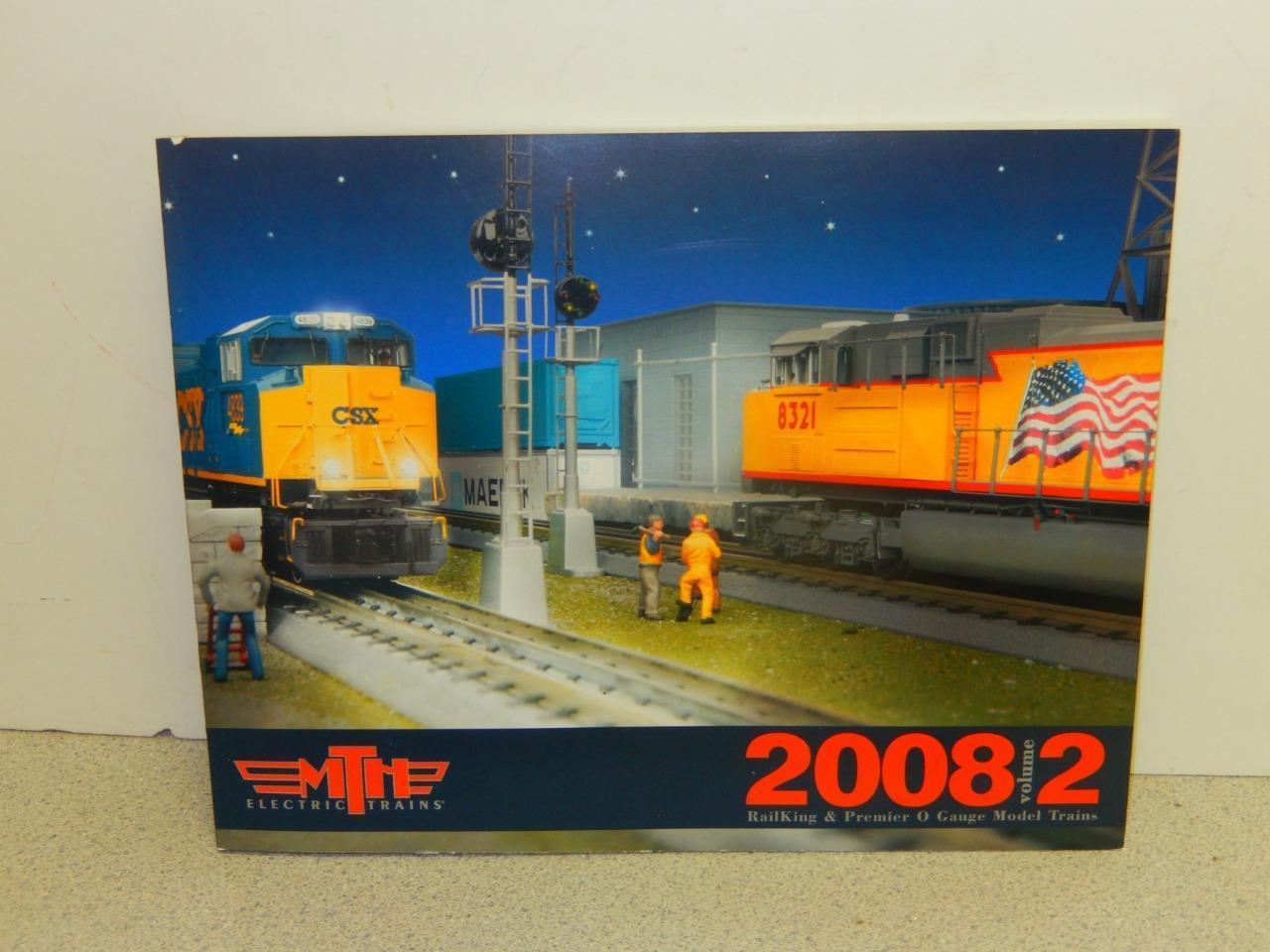 MTH CATALOG 2008 VOLUME II- RAILKING AND PREMIER O GAUGE TRAINS- NEW - $3.15