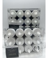 (2) Flameless Candle Tea Lights Twist On LED Battery Flicker 2x12ct COMB... - $13.69 CAD