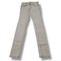 Jake Jeans Size 5 26&quot;x31&quot; Bella Skinny Pant With Heavy Stitch Distressed... - £23.36 GBP