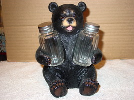 BEAR BEARY SEASONED SALT AND PEPPER SHAKER SET - £22.29 GBP