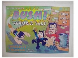 Bush Veruca Salt Poster Concert April 4 1997 Charlotte - $1,659.75 MXN