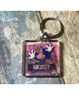 Mickey Mouse VTG Disney acrylic keychain - £3.13 GBP