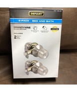 Defiant Brandywine Bed And Bath Door Knob In Brushed Nickel 2 Pack - $184.77 MXN