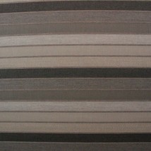 Ballard Designs Lucy Asphalt Sunbrella Gray Woven Stripe Fabric By The Yard 54&quot;W - £21.55 GBP