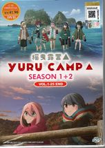 DVD Anime Yuru Camp Complete TV Series Season 1+2 Vol.1-25 End English Subtitle  - £41.88 GBP