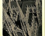 New York NY NYC St Patrick&#39;s Cathedral Overhead Cross UNP 1920s Vtg Post... - $4.90