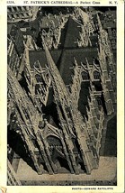 New York NY NYC St Patrick&#39;s Cathedral Overhead Cross UNP 1920s Vtg Postcard  - £3.91 GBP