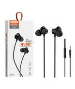 Somostel SMS-CJ15 3.5mm In-Ear Stereo Headset with Mic BLACK - £6.01 GBP