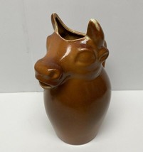 Boston Warehouse Brown Cow Ceramic Pitcher - £17.35 GBP