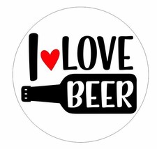 I Love Beer Sticker Decal R6248 Funny Sticker - £1.16 GBP+
