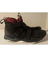 NIKE LEBRON SOLDIER XI FLYEASE BASKETBALL SNEAKERS SHOES SZ 13 BLACK - £43.38 GBP