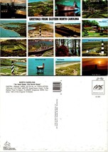North Carolina Tar Heel State Old North State Attractions &amp; Sites VTG Postcard - £7.39 GBP