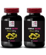 Nutrient-rich - GINKGO BILOBA EXTRACT - Ginkgo tree 2 Bottles 120 Capsules - £28.02 GBP