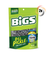 2x Bigs Vlasic Dill Pickle Sunflower Seed Bags 5.35oz Do Flavor Bigger! - $24.28 CAD