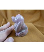 (Y-DOG-CS-719) Pink gray COCKER SPANIEL dog gemstone gem stone LOVE SHOW... - $23.36