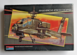 Monogram AH-64 Apache Attack Chopper 1:48 Model Kit #5443 Open Box No Ins. - $15.83