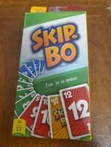 Mattel 42050 Skip-Bo Card Game - 2 to 6 Players Strategy - $4.95