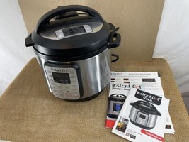 Instant Pot Model Viva 6 Qt Electric Pressure Cooker w Recipes User Manual - £38.63 GBP