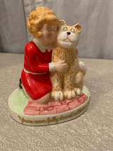 Orphan ANNIE &amp; Dog APPLAUSE Figurine-NeverDressed without A Smile-Vintag... - $14.16