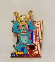 Monsters Inc Sulley Mike Boo Door Pin Disney Pixar 1.5&quot;  2004  - £27.45 GBP