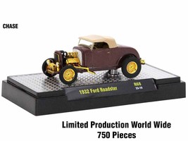 Auto Meets Set of 6 Cars IN DISPLAY CASES Release 68 Limited Edition 1/64 Diecas - £56.20 GBP
