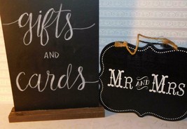 Gifts and Cards Wedding Sign * Mr. &amp; Mrs. Wedding Sign Black White Wall ... - £11.64 GBP