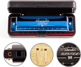 Jieshiling Harmonica, Standard Diatonic Key Of C 10 Holes 20 Tones Blues, Blues - £15.79 GBP