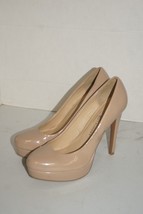 CHINESE LAUNDRY Wonder Patent Leather Nude Closed Toe Platform Pumps Size 9 - £17.02 GBP