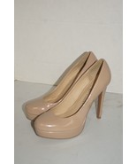 CHINESE LAUNDRY Wonder Patent Leather Nude Closed Toe Platform Pumps Size 9 - £17.02 GBP