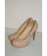 CHINESE LAUNDRY Wonder Patent Leather Nude Closed Toe Platform Pumps Size 9 - $21.78