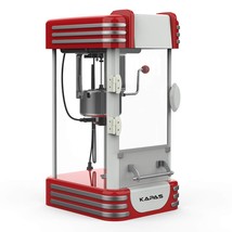 Popcorn Machine, Red Tabletop Popcorn Popper Maker With Accessories - £86.98 GBP