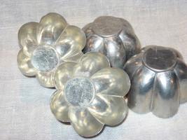 Aluminum Tart/Jello Molds - Set of 4 - $10.95 CAD