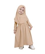 Muslim Baby Girl Abaya & Hijab Set 2pc Long Sleeve Kaftan Dress 6-12M - $151.15 MXN Muslim Baby Girl Abaya & Hijab Set 2pc Long Sleeve Kaftan Dress 6-12M - $151.15 MXN